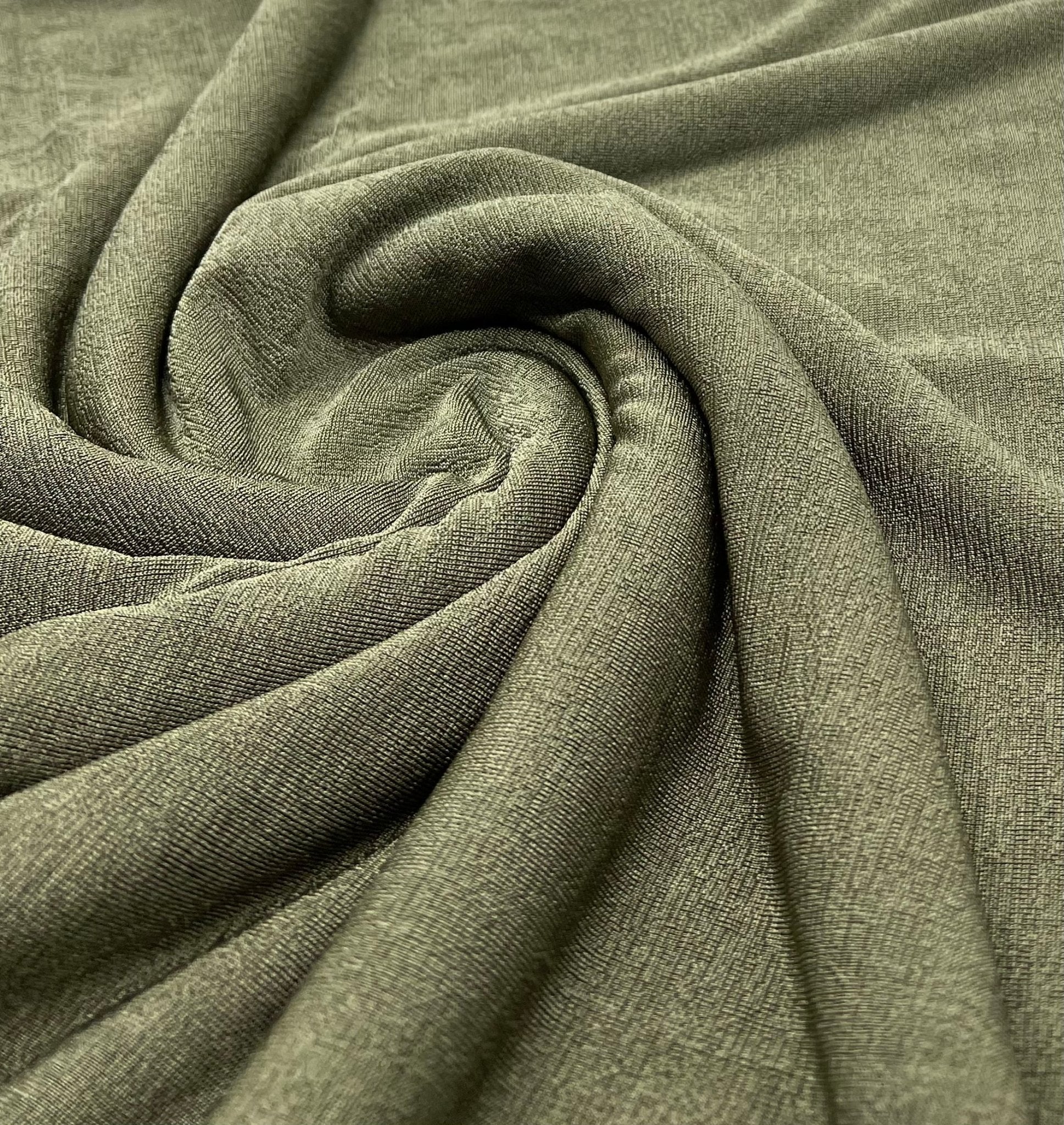 Khaki Acetate Slinky 4 Way Stretch Fabric - T9 Fabrics